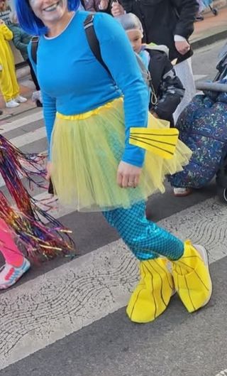 Disfraz adulto Dory pez cirujano