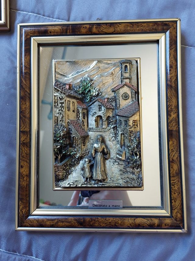 Quadri a specchio, argento 925