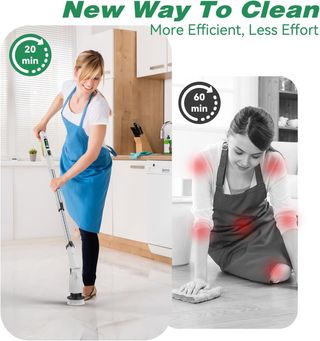 Cepillo giratorio para limpieza del hogar, cepillo