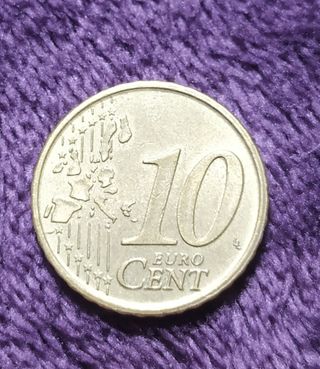 Moneda rara 10 céntimos 