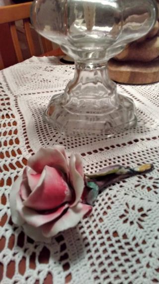 ELEMENTO D'ARREDO ROSE IN CAPODIMONTE