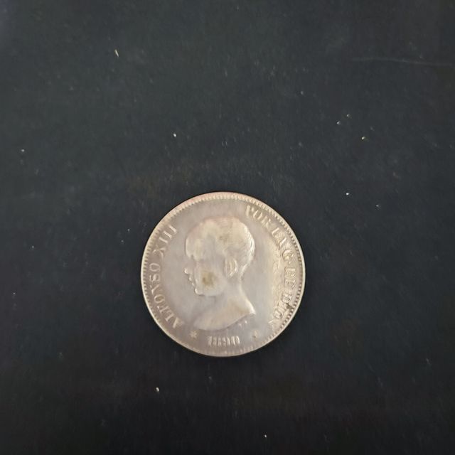 5pesetas de 1890 plata