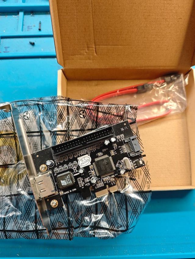 Tarjeta adaptadora PCIe a IDE sATA