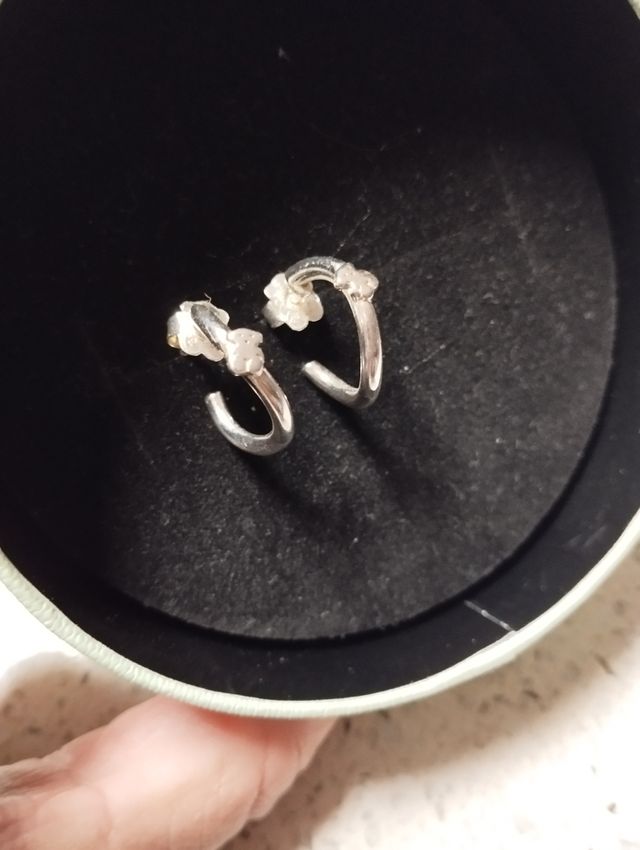 pendientes Tous plata