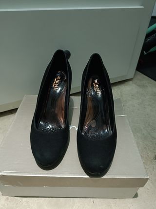 Zapatos salón tacón 