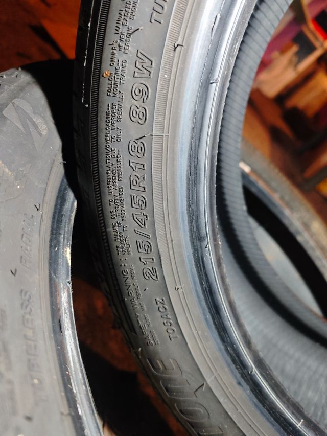 Bridgestone 215/45/18