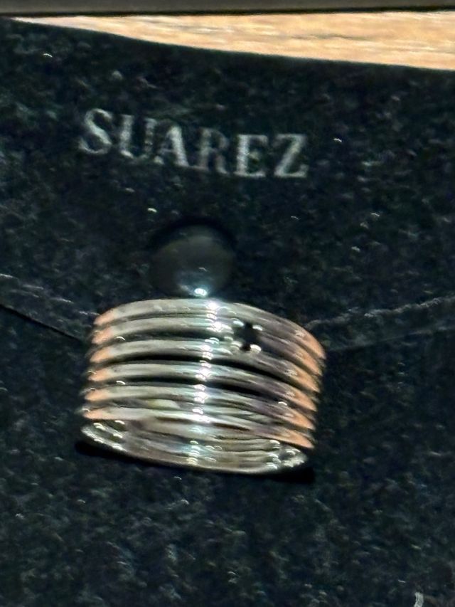 Anillo suarez plata