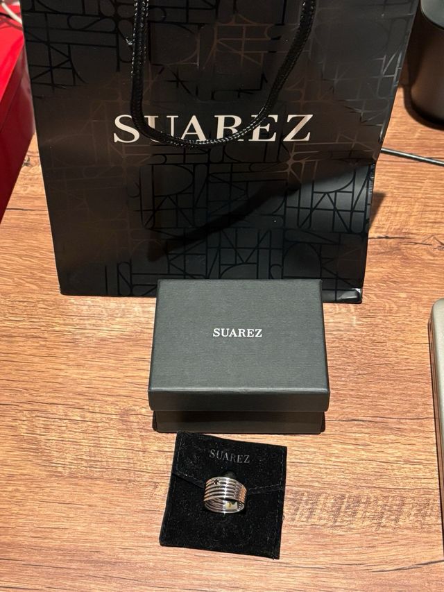 Anillo suarez plata