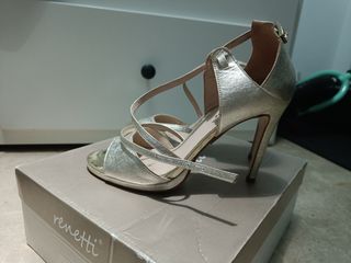 Sandalias fiesta doradas