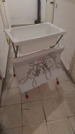 Bañera cambiador