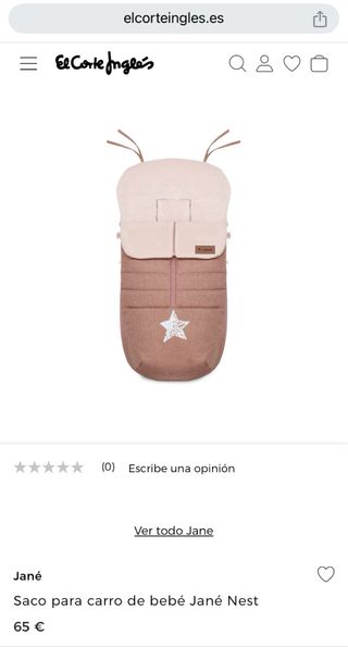 Saco carro de bebe Jane