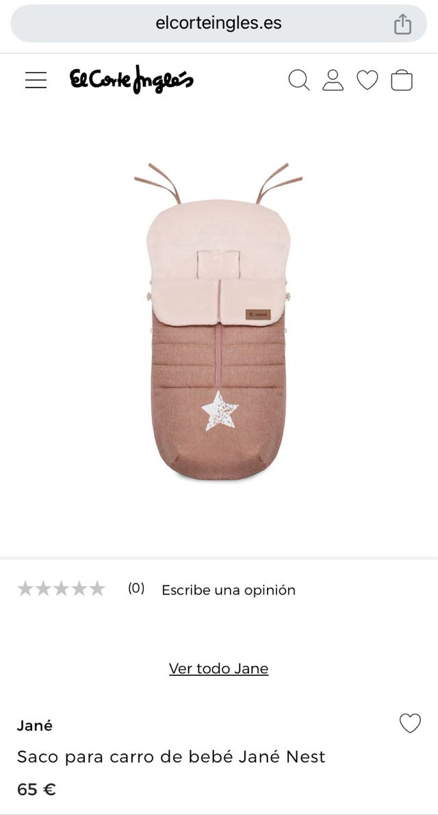 Saco carro de bebe Jane