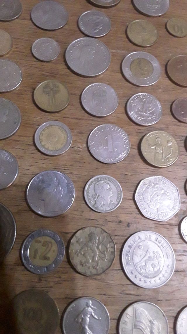 Lote de 40 monedas