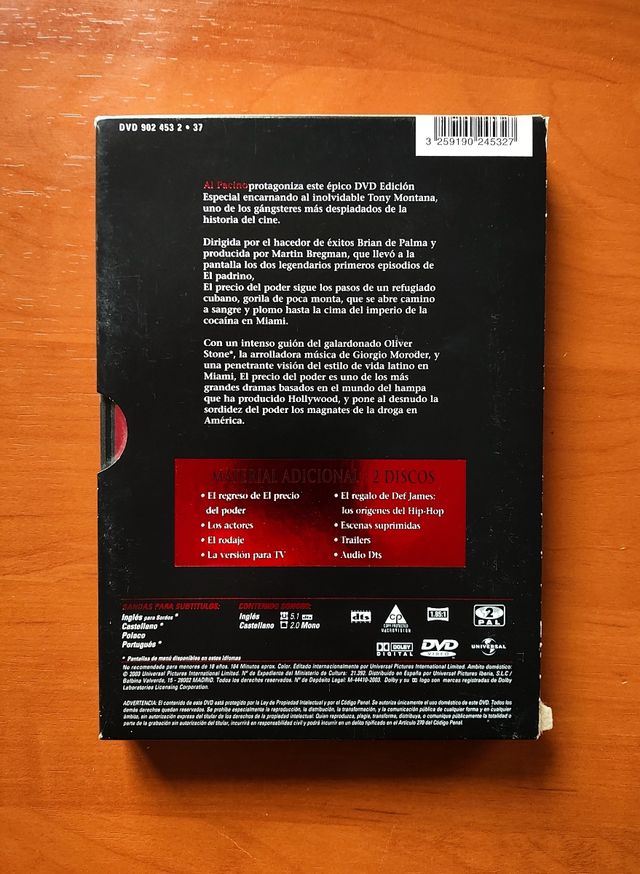 O preço do poder. Scarface.