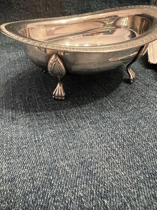 AZUCARERO Y CUCHARA PLATA ARG1.000