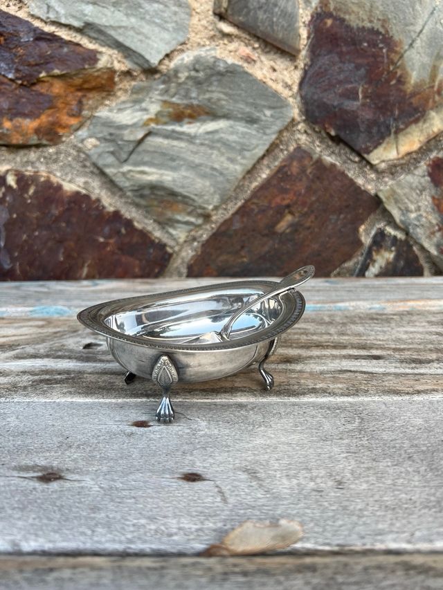 AZUCARERO Y CUCHARA PLATA ARG1.000