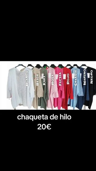 Chaqueta de hilo 