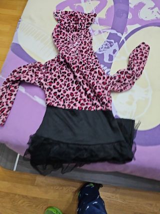 , traje de Carnaval niña de gato