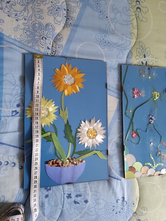 Coppia di cornici a giorno