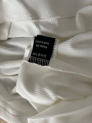 top manga larga blanco