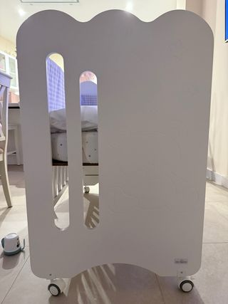 Cuna bebe blanca