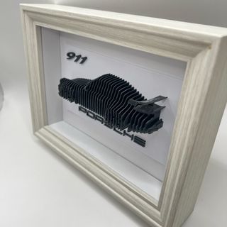 Escultura en capas Porsche 911