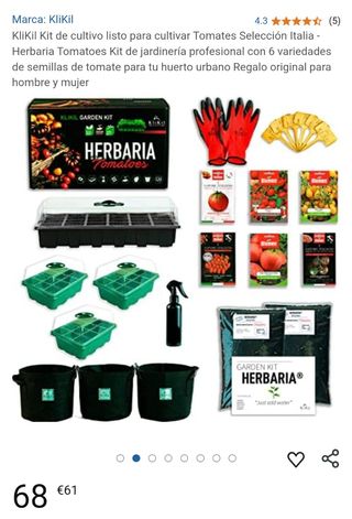 Kit Huerto Urbano Tomates