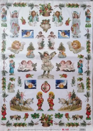 1 foglio di Carta per decoupage Stafil