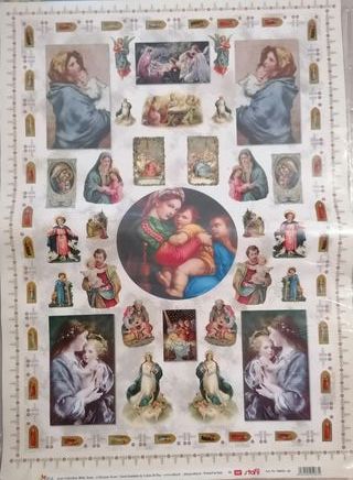 1 foglio di Carta per decoupage Stafil