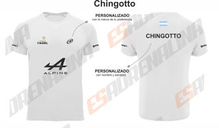 Camiseta Padel Chingotto  Personalizada