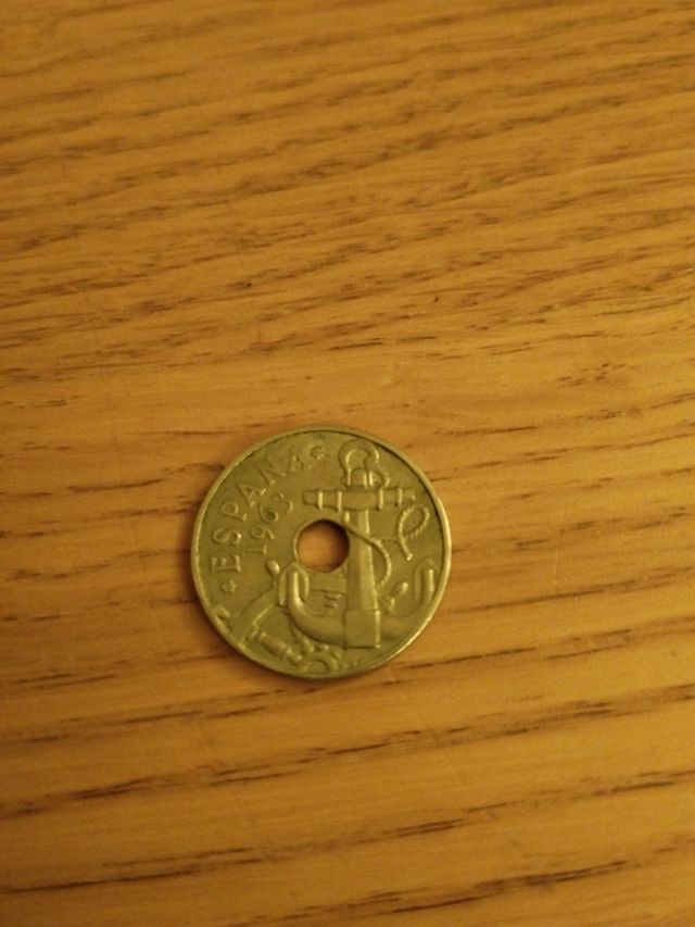 Moneda 50 céntimos España 1963