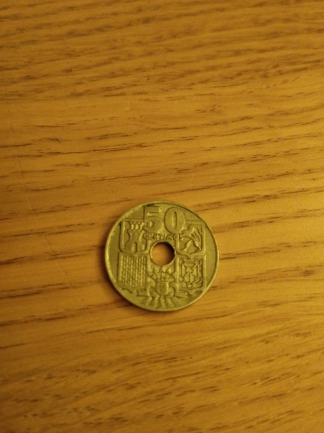 Moneda 50 céntimos España 1963