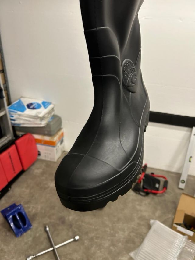 Stivali antifortunio con calzini termici