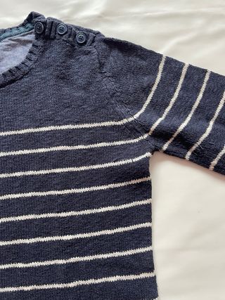 Jersey azul de rayas springfield