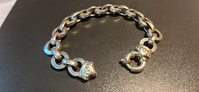 Bellissimo bracciale in argento 925, artigianale