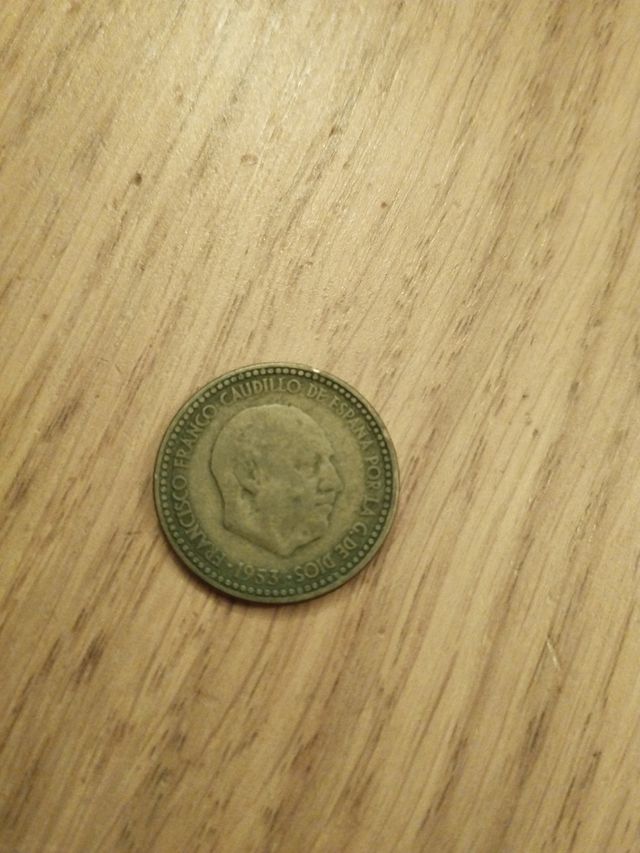 Moneda de Francisco Franco 1953