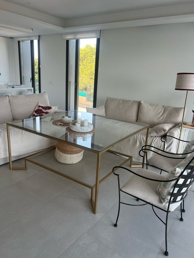 Mesa cristal dos alturas 