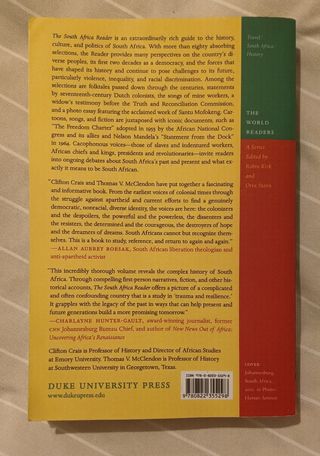 The South Africa Reader: History, Culture, Politics (The World Readers)