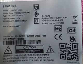 Fuente alimentacion BN4401266C TV Samsung