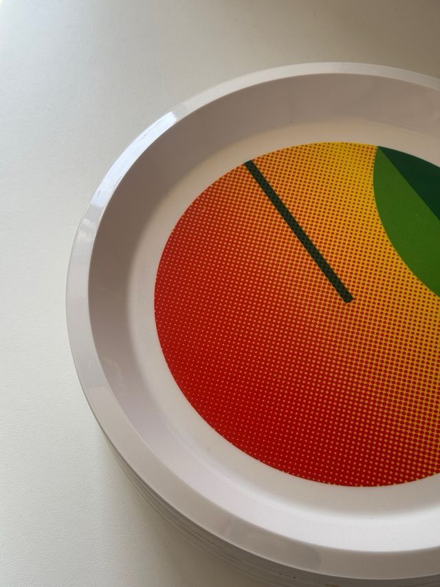 Set 16x Piatti Piani Vintage