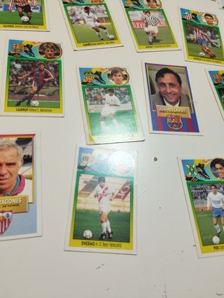 Cromos antiguos de fútbol