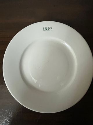 Rarissimo piatto 1945 Inps