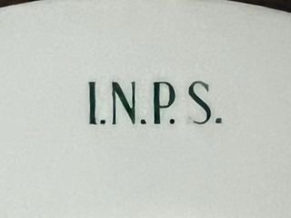 Rarissimo piatto 1945 Inps