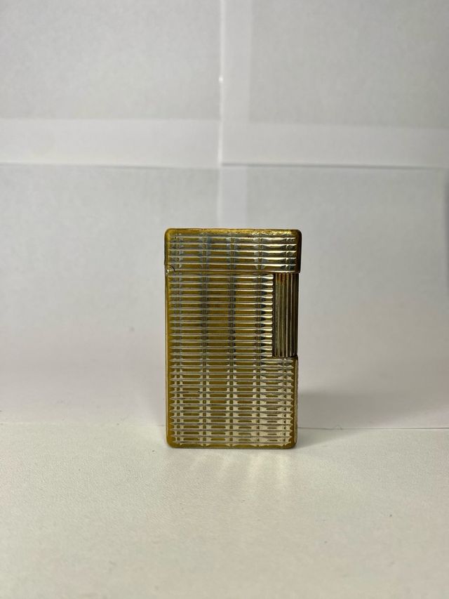 Accendino Dupont Placcato Oro A Gas Vintage 70s