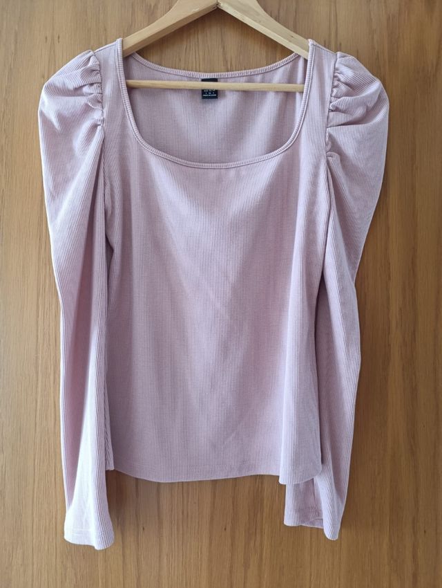 CAMISETA MANGAS BOMBACHAS