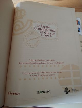 La España contemporánea en sellos de correos