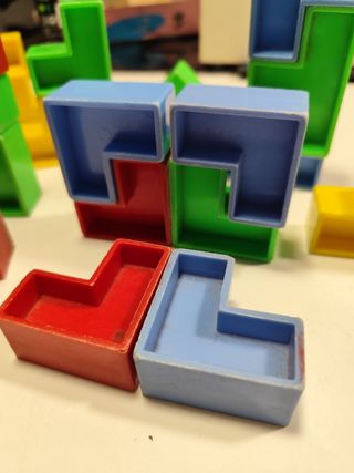 Piezas juego infantil construcción