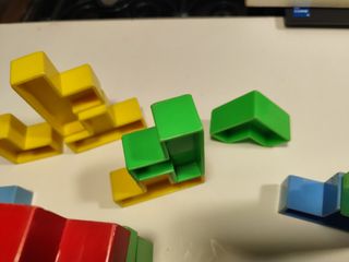 Piezas juego infantil construcción