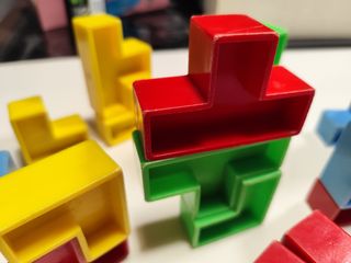 Piezas juego infantil construcción