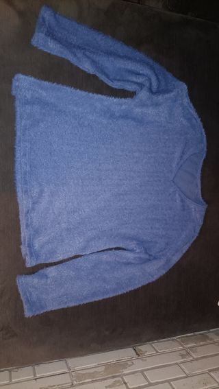 Jersey mujer azul talla L